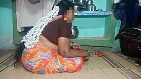 Detailed depiction of aunty very hot fucking in village home outdoors