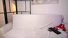 Stella Cardo performs fiery dance and hot masturbation