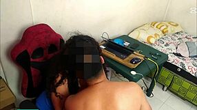 Curly-Haired Brunette Babe with Big Ass Gets Bent Over and Roughly Fucked Bareback by Huge Cock in Her Office