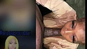 Fucking My Neighbor's Boyfriend: Ebony Slut's Oral Fun