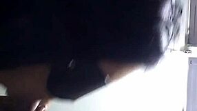 Young girl experiences a blindfolded adventure