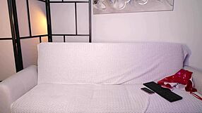 Stella Cardo performs fiery dance and hot masturbation