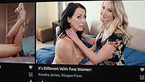 Girlsway - Horny All Naturals Lauren Phillips & Mona Azar Have Hardcore Bathroom Dildo Fuck