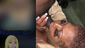 Fucking My Neighbor's Boyfriend: Ebony Slut's Oral Fun