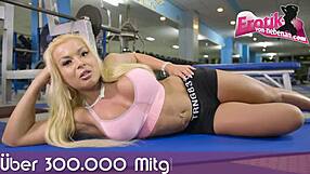 german normal girl experiences first porn and gets wet