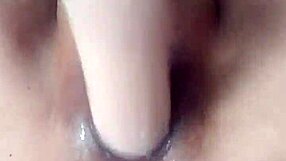 Pornstar Poosoo Fucks Dildo Again