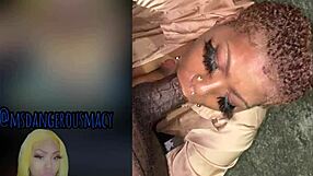 Fucking My Neighbor's Boyfriend: Ebony Slut's Oral Fun