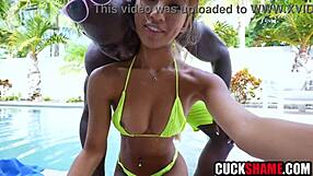 Asian Wife Records Interracial Porn for Cuckold Hubby