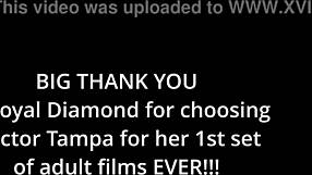 cash for teen ass in backstage humiliation with gloves