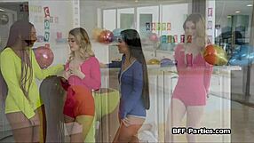 Watch These Interracial Coed Girlfriends Gain Wild Experience On A Real Dick!