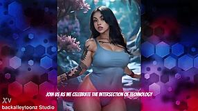 Digital Divas 4 Uncensored AI Big Booty Seduction With Curvy Hentai Babes In Sexy Outfits
