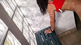 Couple Feels Thrill Of Risky Sex In Public Bathroom At Club Eagles