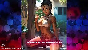Digital Divas 4 Uncensored AI Big Booty Seduction With Curvy Hentai Babes In Sexy Outfits