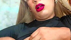 ladyboy transsexual rica masturbates me with crossdressing passion
