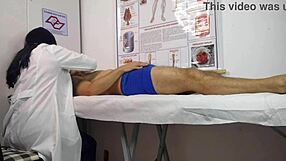 Cock Gets Hard In Front Of Nurse!