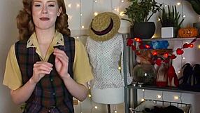 glamorous redhead has intense orgasm with black vibe