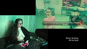 naked night springs playthrough part 1 with big tits brunette bbw long hair