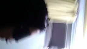 Young girl experiences a blindfolded adventure