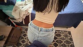 Latina with big ass gets POV fucked by pornstar