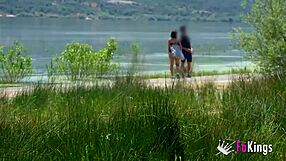 Elena De La Vega Picks Up Guys For Outdoor Fucking And Flashing