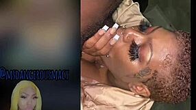 Fucking My Neighbor's Boyfriend: Ebony Slut's Oral Fun