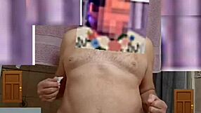 crossdressing transsexual shows ass and cock