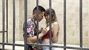 international reporter fucks the hot inmate in a sensual roleplay scene.