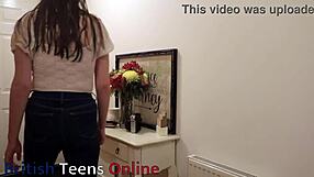 Naughty College Student Getting Spanked And Fucked In Wet Pussy With Orgasm