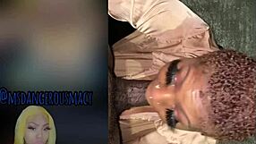 Fucking My Neighbor's Boyfriend: Ebony Slut's Oral Fun