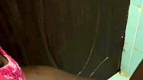 Bent her against the wall in dirty bathroom flashing