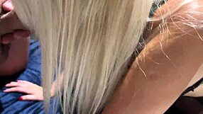 Blonde Wife's Handjob And Flashing Compilation