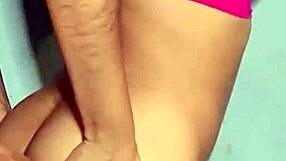 Intense Hard Fucking Against the Wall for Horny Colombian Brunette with Big Ass