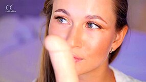 Stella Cardo Sucks Dildo Wet Pussy