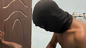 Bent her against the wall in dirty bathroom flashing