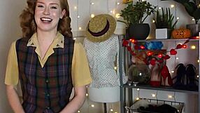 glamorous redhead has intense orgasm with black vibe