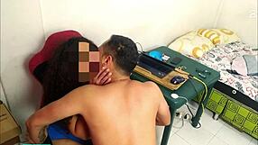 Curly-Haired Brunette Babe with Big Ass Gets Bent Over and Roughly Fucked Bareback by Huge Cock in Her Office