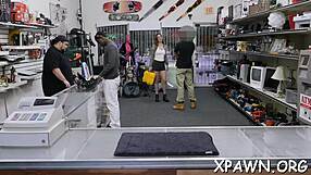 dilettante feels aroused in back room casting