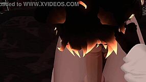 hex is having fun sucking a big cock in vrchat