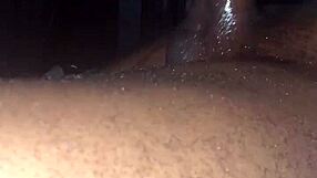 Ebony Jerking Off Big Black Cock In Car