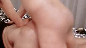 Retro Blue Film Featuring Shaved Pussy