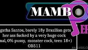 Агата Сантос трахают в анал