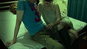 Hot Milf Lets Stepson Videotape Her Cum Swallow