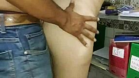 Young Couple's Overtime At Work Turns Into Monster Cock Blowjob