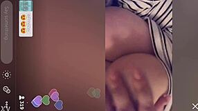 Detailed Rubbing of Big Tits