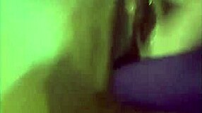 Beautiful mexican latina masturbates with dildo in solo video