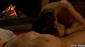 Wow, deep blowjob from that Indian brunette babe! 🔥