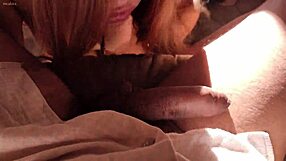 Delicious Blowjob on Sunny Afternoon with Brunette Couple POV