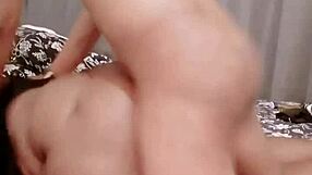 Retro Blue Film Featuring Shaved Pussy