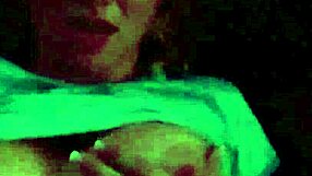 hot teen 18+ filming herself fingering hairy natural tits alone at night