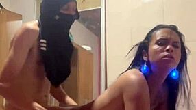 she came to deliver the food and stayed here, crossdressing fun